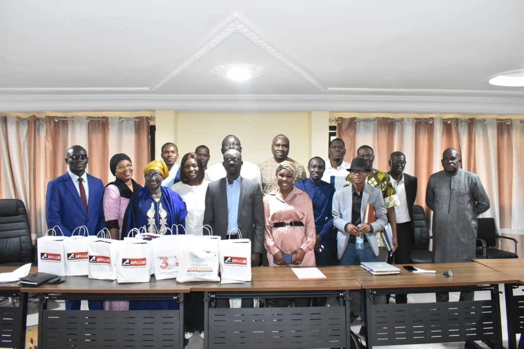 Photo de famille à la convention AFI-UGB